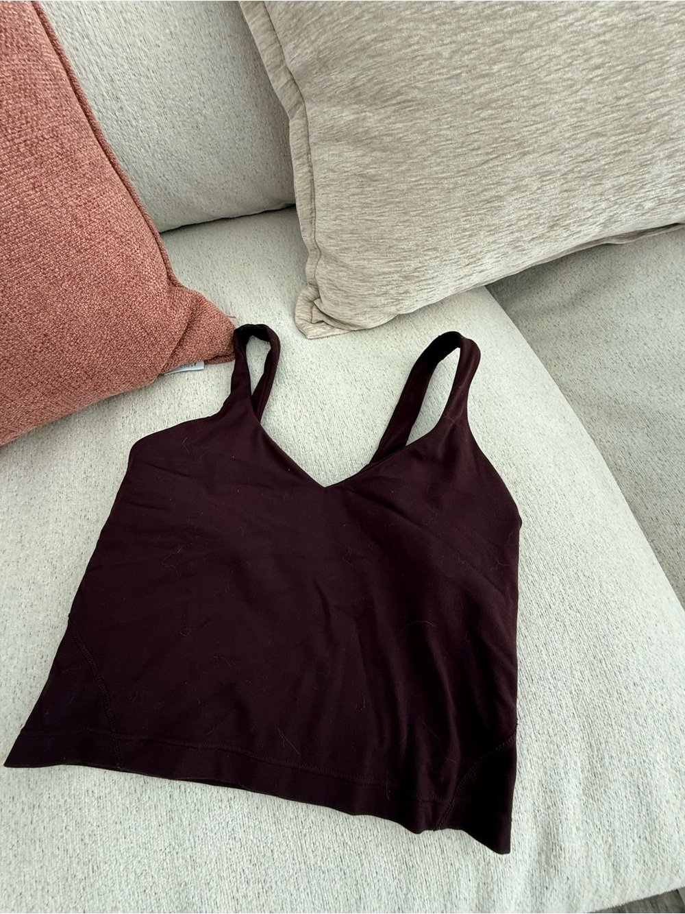 lululemon athletica Deep Plum V-Neck Tank